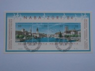 Szwajcaria - WF NABA ZURI '84 - Mi. bl. 24 kasowany