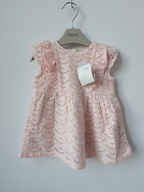 Next różowa sukienka niemowlęca 62 cm