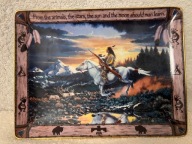 TALERZ FRANKLIN MINT FROM NATURE MAN SHALL LEARN