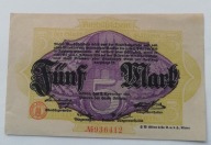 banknot 5 marek 1918