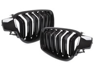 NERKI ATRAPA GRILL KRATKA CZARNY POŁYSK do BMW F30 F31 M3