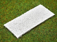 Cegiełki gipsowe odlew droga wąska forma 01i