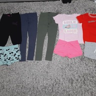 C&A H&M RESERVED ANGRY BIRD MIKI 140-152 bdb+ 8szt bluzka spodenki legginsy