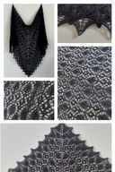 Chusta alpaca merino hand made rękodzieło