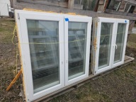 OKNA Plastikowe PCV Dwuskrzydłowe 143x145cm 5 sztuk okno białe