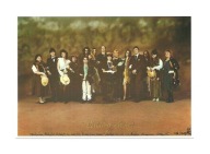 Pocztówka - Jan Saudek, Ślub nr 401 - początek / portret zbiorowy