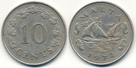 Malta 10 Cents - 1972r ... Monety