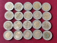 Zestaw 20 monet 50 Kurus Turcja