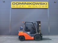 WÓZEK WIDŁOWY TOYOTA 02-8FGF25 2020R. LPG TRIPLEX WYNAJEM SPRZEDAŻ SERWIS