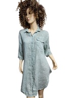 Rough & Rose długa lniana koszula 36/38