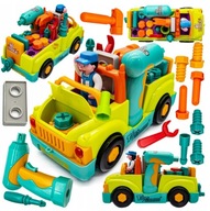 AUTO DO SKRĘCANIA ROZKRĘCANIA MAŁY MECHANIK JEŹDZI GRA INTERAKTYWNY