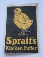 Spratt - karma dla drobiu - zalepka reklamowa