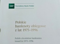 ALBUM POLSKIE BANKNOTY OBIEGOWE LATA 1975-1996 NBP