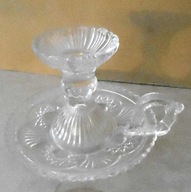 Świecznik ze szkła kryształowego, oryginał, unikat design