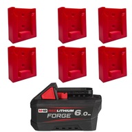6x ORGANIZER Milwaukee M18 uchwyt na akumulator