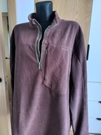 Bluza męska 2XL bluzy ciepły polar otulająca czekoladowy Decathion