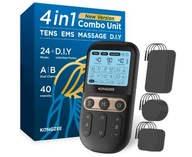 4w1 Urządzenie TENS oraz stymulator mięśni EMS i masażu. YISEMEYA A200