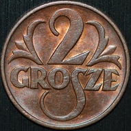 2 grosze 1938 - menniczy egzemplarz