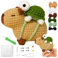 Zestaw do szydełkowania włóczka instrukcja video szydełko projekt prezent