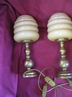 Lampy 2 szt Art-Deco z mosiądzu