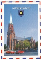MYSŁOWICE herb pocztówka Pan Dragon lata 90. 178