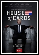 A2 PLAKAT FILM PLAKAT SERIAL HOUSE OF CARDS, KEVIN SPACEY (2013-2018)