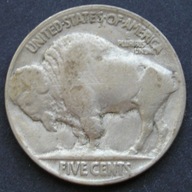 USA 5 centów 1930 - Indianin - Bizon