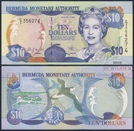 BNE - BERMUDY 10 Dollars 2000 C/2 356274 # P52a # UNC
