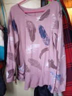 Bluzka asymetryczna oversize made in italy