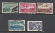 RUMUNIA Mi 419-423 SAMOLOTY seria z 1931