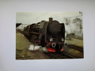 Parowóz Ty 45 - pocztówka z 1980