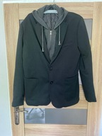 Marynarka męska czarna 2w1 M/L