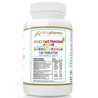 Tabletka do ssania Alto Pharma Multiwitamina Junior 120 szt. pomarańczowa