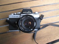 Aparat Minolta XE5 z obiektywem Minolta 1,7/50