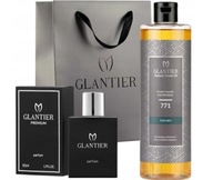 GLANTIER Zestaw prezentowy męski 771: Olejek + Perfumy Premium+ Torba 3w1