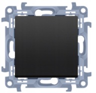 SIMON10 ŁĄCZNIK POJEDYNCZY CW1.01/49 CZARNY MAT