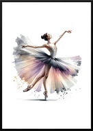 A2 59,4x42 PLAKAT OBRAZ BALETNICA TANCERKA TANIEC BALET SZKOŁA TAŃCA, NR 5