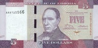Liberia - 5 Dollars - 2016 - P31a - St.1 seria AA