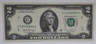 USA banknot $2 2017 seria A z paczki bankowej stan UNCIRCULATED