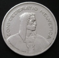 Szwajcaria 5 franków 1932 - srebro