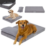 LEGOWISKO DLA PSA 100X70 SZTRUKS, WYGODNA PIANKA, MIEKKI MATERAC + PODUSZKA