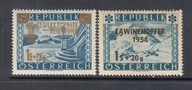 AUSTRIA Mi 983,998 z nad. 2 x seria z 1953/1954
