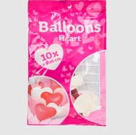 BALONY W KSZTAŁCIE SERCA – ZESTAW 10 SZT.