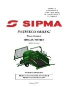 SIPMA PL 7000 Silo - instrukcja obsługi prasy silosującej (2017)
