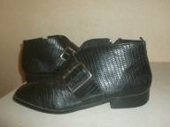 BUTY-H&M-R-38-WKŁ-24,5CM-SKÓRA NAT.