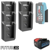 Uchwyt pojedynczy na akumulator Erbauer 18V EXT DualVolt bez blokady