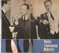 PORTIER Z LAZUROWEGO WYBRZEŻA -film francuski -program kinowy -lata 50-te