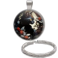 Brelok do kluczy/ka - Kot - ozdobna zawieszka, plecak, portfel