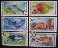 Bułgaria - Mi 3959/64 - Fauna morska