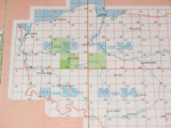 MANIECZKI i KOŚCIAN MAPA TOPOGRAFICZNA 1:100 000